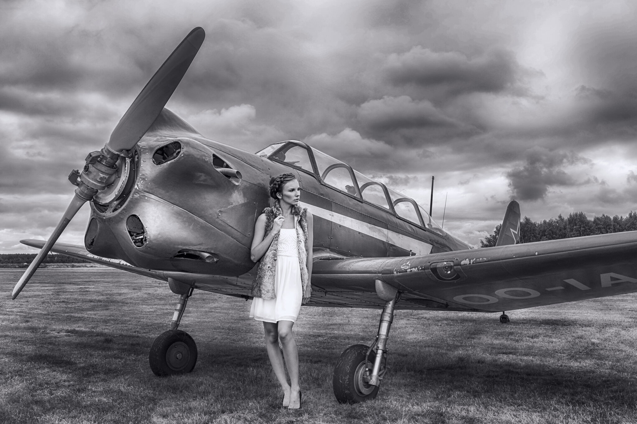 lady on board1 bw copy